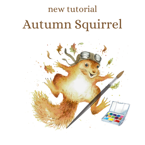 Flying Autumn Squirrel